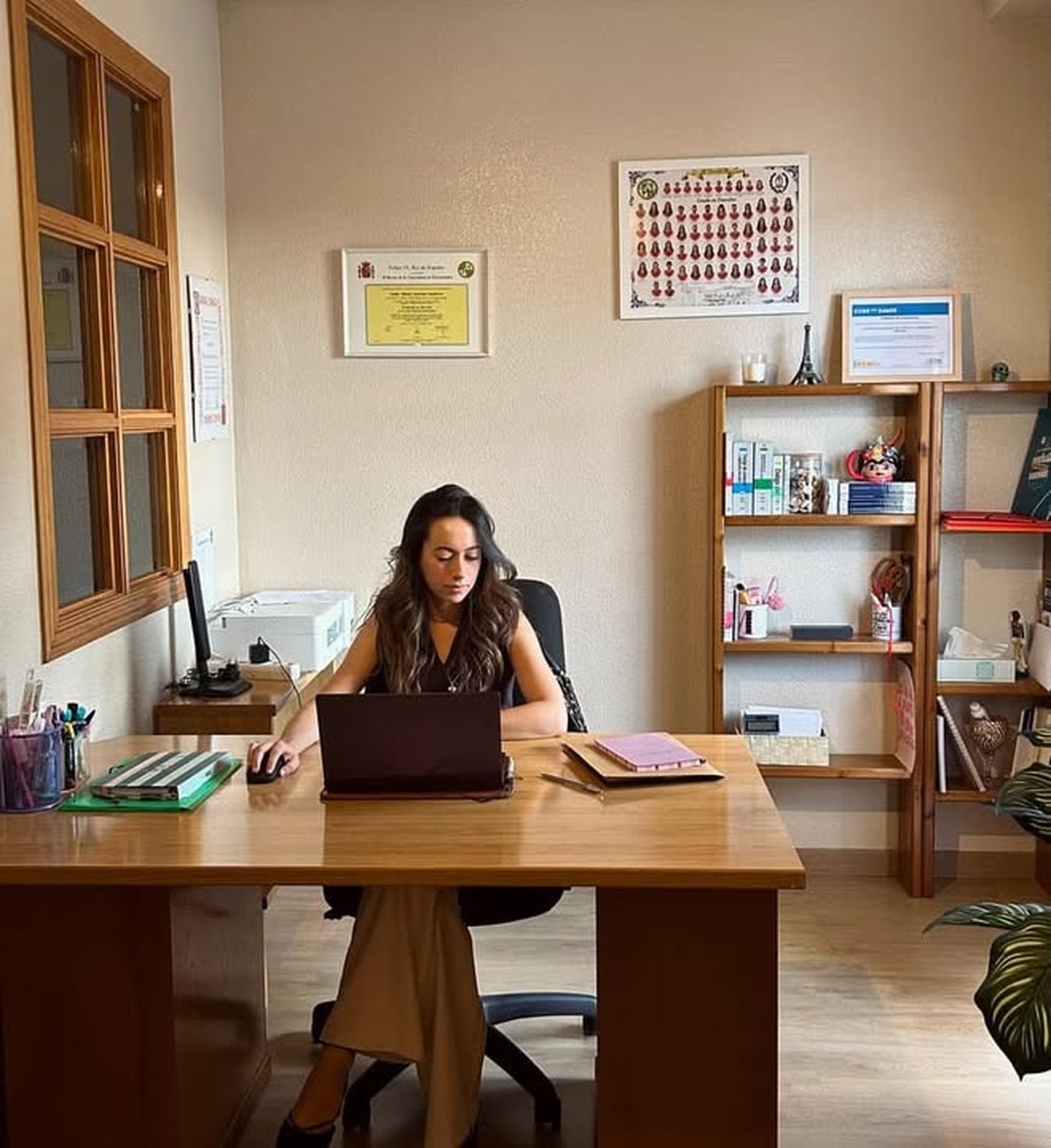 María Garrido Gutierro en su despacho